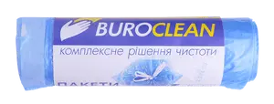 Пакети для сміття Buroclean EuroStandart 35 л 15 шт міцний чорний (10200080)
