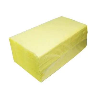 Рушники паперові целюлозні V-подібні.,160шт., 2-х шарові, жовтий **