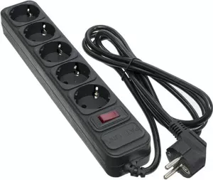 Мережевий фільтр живлення Maxxter 4,5м 5 розеток чорний (SPM5-G-15B)