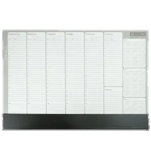 Настільний недатований планінг, 52 арк., PVC (420x290мм) чорний