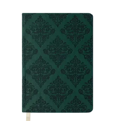 Щоденник недатований CASTELLO VINTAGE, A6, 288 стор., т.-зелений