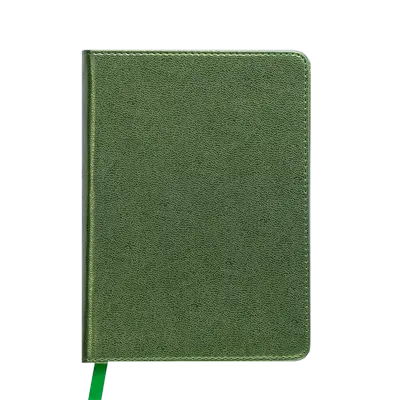 Щоденник недатований METALLIC, A6, 288 стор., зелений