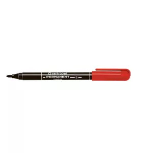 Маркер перманентний Centropen Permanent червоний 2 мм круглий (2836/02)