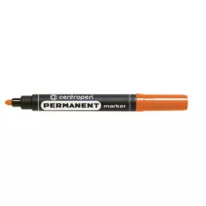 Маркер перманентний Centropen Permanent оранжевий 2.5 мм круглий (8566/06)