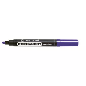 Маркер перманентний Centropen Permanent фіолетовий 2.5 мм круглий (8566/08)