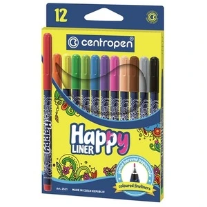 Лінер Centropen HAPPY чорнило асорті 0.3 мм пластик (2521)