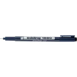 Лінер Edding drawliner чорнило чорне 0.2 мм пластик (e-1880/0.2)