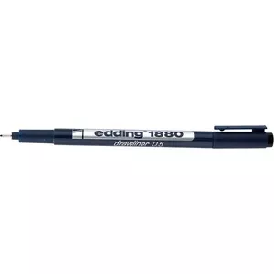 Лінер Edding drawliner чорнило чорне 0.5 мм пластик (e-1880/0.5)