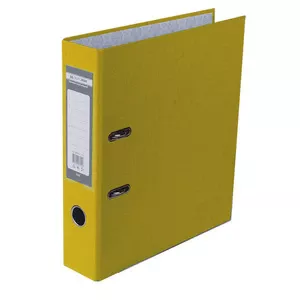 Папка-реєстратор Buromax JOBMAX LUX жовтий A4 70 мм одностороння PP (BM.3011-08c)