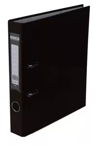Папка-реєстратор Buromax JOBMAX LUX чорний A4 50 мм одностороння PP (BM.3012-01c)