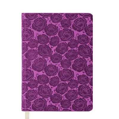 Щоденник недатований FLEUR, A5, 288 стор., рожевий