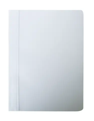 Швидкозшивач пластиковий А4(120х180 мкм) PP білий *