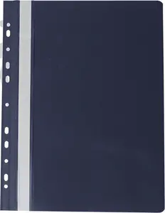 Папка-швидкозшивач з прозорим верхом Buromax PROFESSIONAL чорний А4 з перфорацією 150/180 мкм. (BM.3331-01)