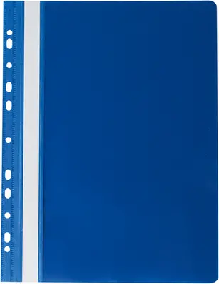 Папка-швидкозшивач з прозорим верхом Buromax PROFESSIONAL синій A4 з перфорацією 150/180 мкм. (BM.3331-03)