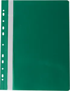 Папка-швидкозшивач з прозорим верхом Buromax PROFESSIONAL зелений A4 з перфорацією 150/180 мкм. (BM.3331-04)
