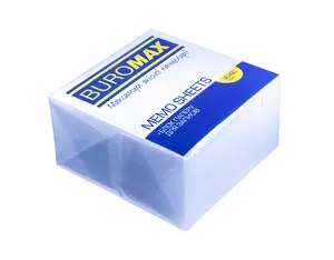 Блок білого паперу для нотаток Buromax 90х90х50мм.,непроклеєний (BM.2215)