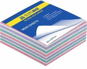 Блок паперу для нотаток "Зебра" Buromax 80х8030мм, проклеєний (BM.2252)