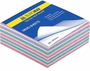 Блок паперу для нотаток "Зебра" Buromax 80х8030мм, проклеєний (BM.2252)