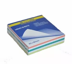 Блок паперу для нотаток "Зебра" Buromax 80х80х20мм непроклеєний (BM.2255)