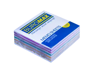 Блок паперу для нотаток "Зебра" Buromax 90х90х30мм проклеєний (BM.2256)