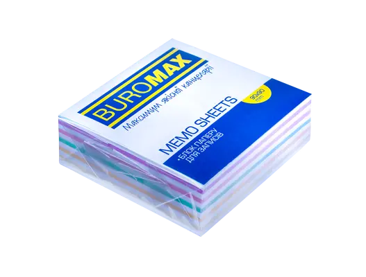 Блок паперу для нотаток "Зебра" Buromax 90х90х30мм непроклеєний (BM.2257)