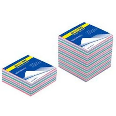 Блок паперу для нотаток  "Зебра" Buromax 90х90х40мм. непроклеєний (BM.2265)