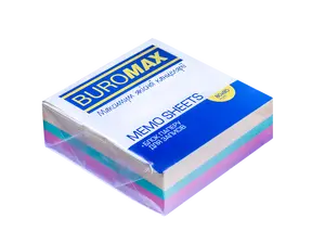 Блок паперу для нотаток "Декор" Buromax 80х80х30мм непроклеєний (BM.2273)