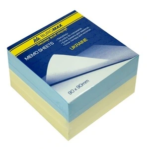 Блок паперу для нотаток  "Україна" Buromax90х90х60мм, проклеєний (BM.2287)