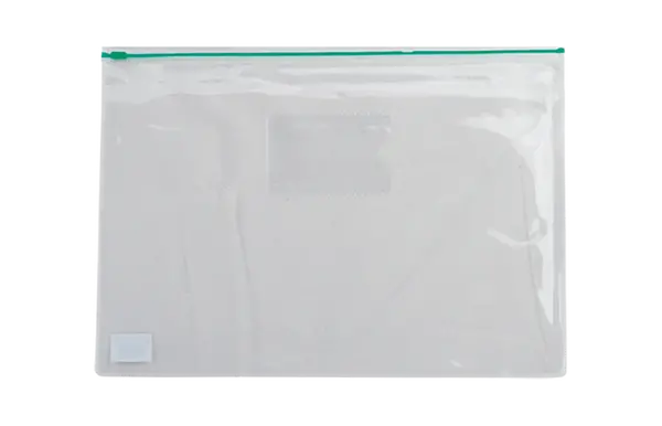 Папка на застібку zip-lock Buromax A5 зелений прозорий 160 мкм. (BM.3947-04)