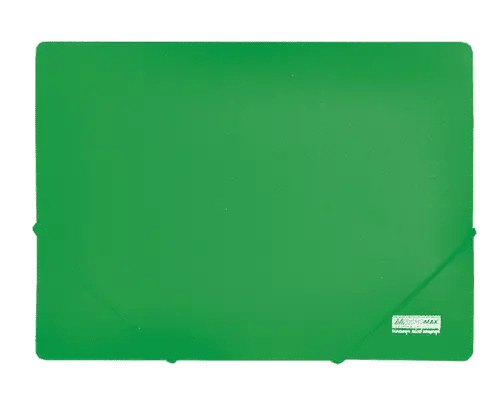 Папка на гумках Buromax JOBMAX зелений A4 400 мкм. (BM.3911-04)