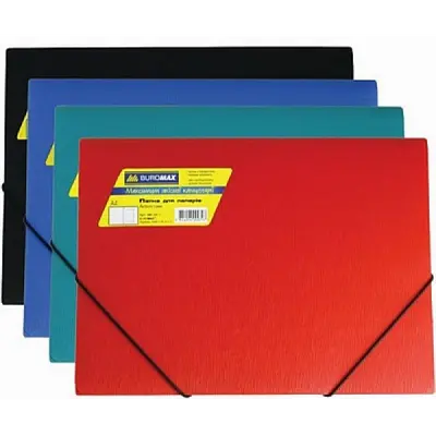 Папка на гумках Buromax A4 асорті 550 мкм. (BM.3913-99)