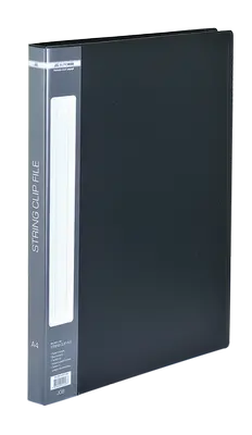 Папка-швидкозшивач Buromax чорний A4 Clip A 700 мкм. (BM.3407-01)