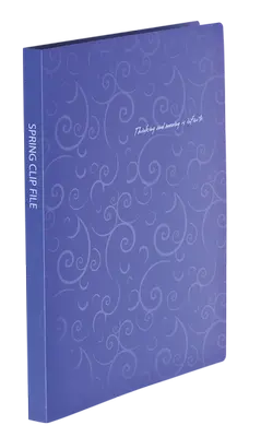 Папка-швидкозшивач  Buromax BAROCCO фіолетовий A4 Clip A 600 мкм. (BM.3409-07)