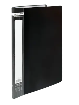 Папка з 10 файлами Buromax JOBMAX чорний А4 файл 20 мкм. (BM.3600-01)