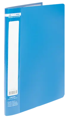 Папка з 10 файлами Buromax JOBMAX синій А4 файл 20 мкм. (BM.3600-02)