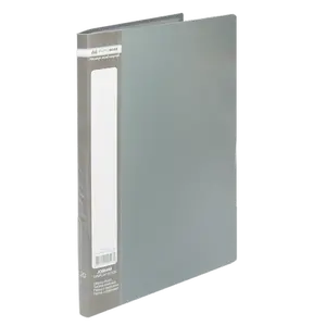 Папка з 10 файлами Buromax JOBMAX сірий А4 файл 20 мкм. (BM.3600-09)