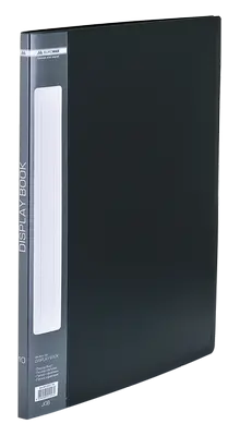 Папка з 10 файлами Buromax чорний А4 файл 30 мкм. (BM.3601-01)