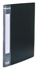 Папка з 10 файлами Buromax чорний А4 файл 30 мкм. (BM.3601-01)