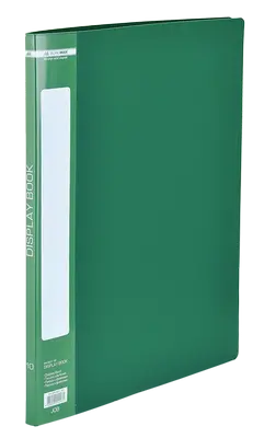 Папка з 10 файлами Buromax зелений А4 файл 30 мкм. (BM.3601-04)