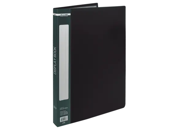 Папка з 20 файлами Buromax чорний А4 файл 30 мкм. (BM.3606-01)