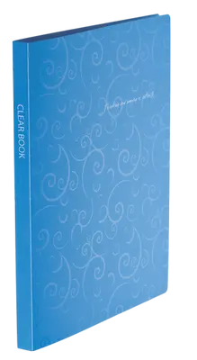 Папка з 20 файлами Buromax BAROCCO блакитний А4 файл 30 мкм. (BM.3607-14)