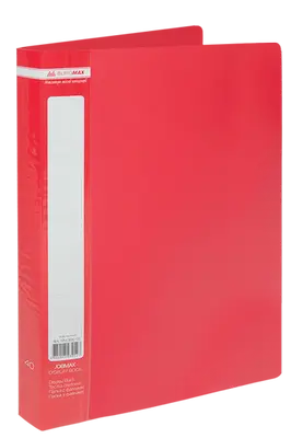 Папка з 40 файлами Buromax JOBMAX червоний А4 файл 20 мкм. (BM.3616-05)