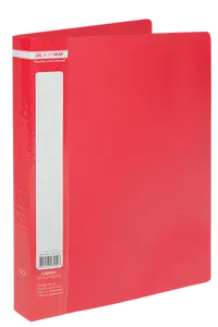 Папка з 40 файлами Buromax JOBMAX червоний А4 файл 20 мкм. (BM.3616-05)