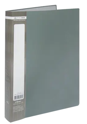 Папка з 40 файлами Buromax JOBMAX сірий А4 файл 20 мкм. (BM.3616-09)