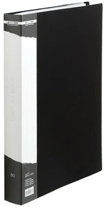 Папка з 60 файлами Buromax чорний А4 файл 30 мкм. (BM.3622-01)