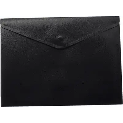 Папка-конверт Buromax A5 чорний прозорий 170 мкм. (BM.3935-01)