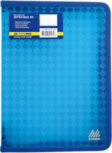 Папка на блискавку Buromax асорті B5 450 мкм. на 1 відділення (BM.3940-99)