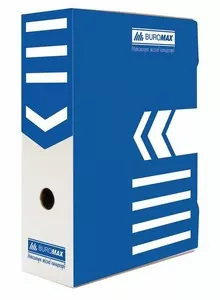 Бокс для архівації документів Buromax 352х250х100 мм синій (BM.3261-02)