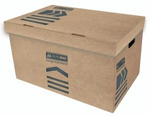 Коробка для архівних боксів Buromax JOBMAX 560х380х265 мм крафтовий (BM.3270-34)