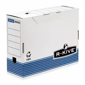 Бокс для архівації документів Fellowes R-Kive Basics синій 325х260х100 мм (f.26501)